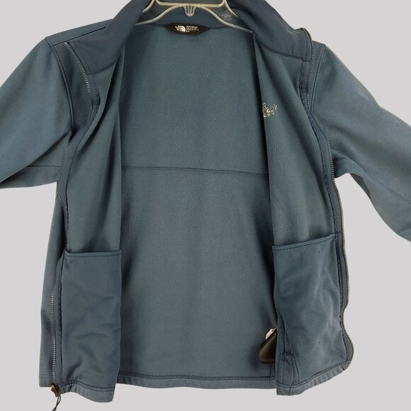 The North Face Full-Zip Blue Jacket Lightweight Fleece-Lined Mens M - Picture 3 of 10
